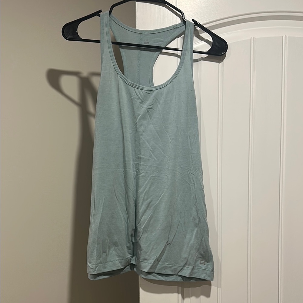 GAP Green Sleeveless Relaxed Tank Top